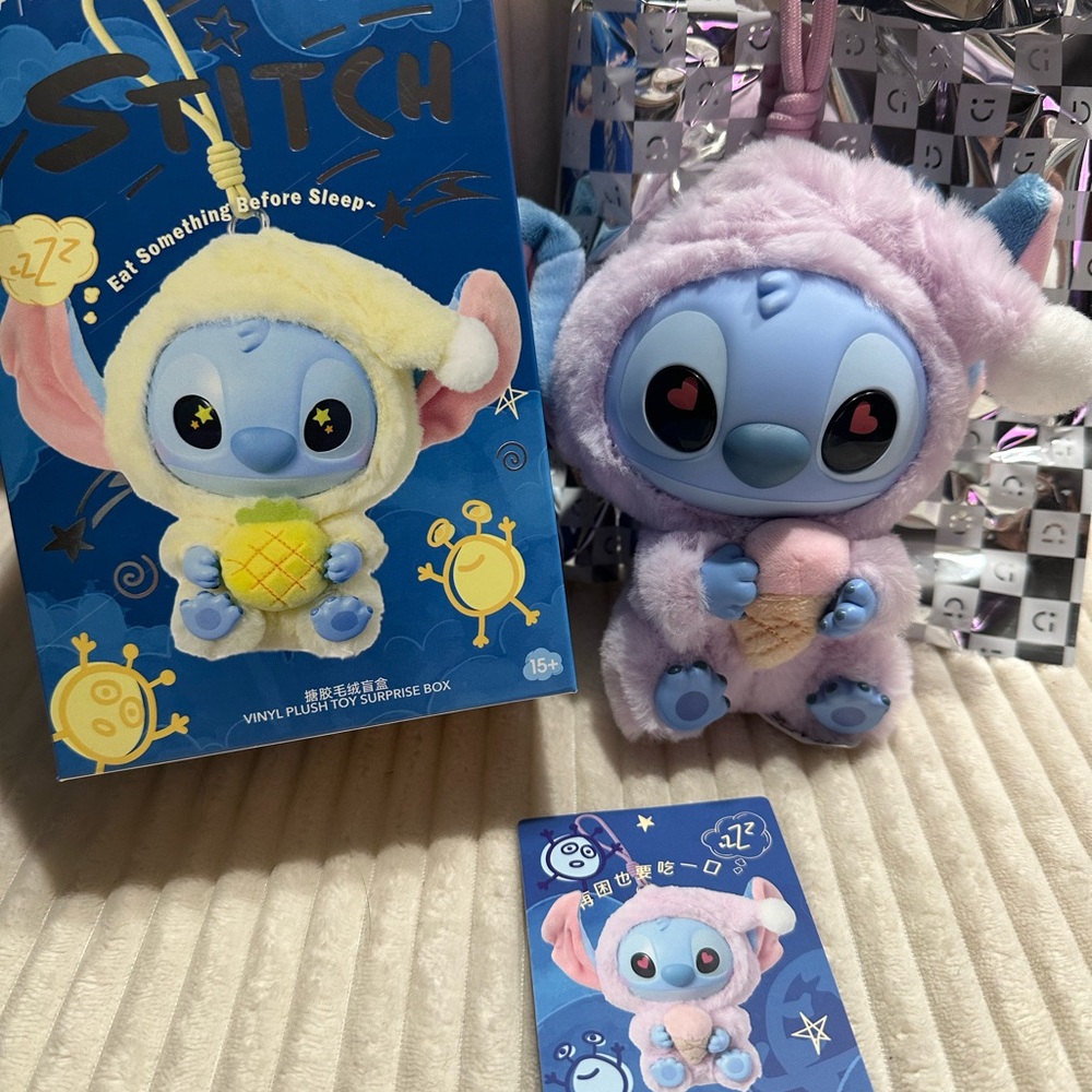 Sour Pineapple - Stitch "Eat Something Before Sleep”. New. Box opened to verify
